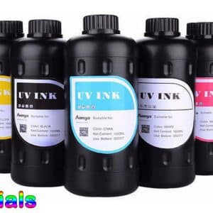 Adhesion and soft  LED UV Printing Ink for Epson printheads suit for uv roll to roll Printers